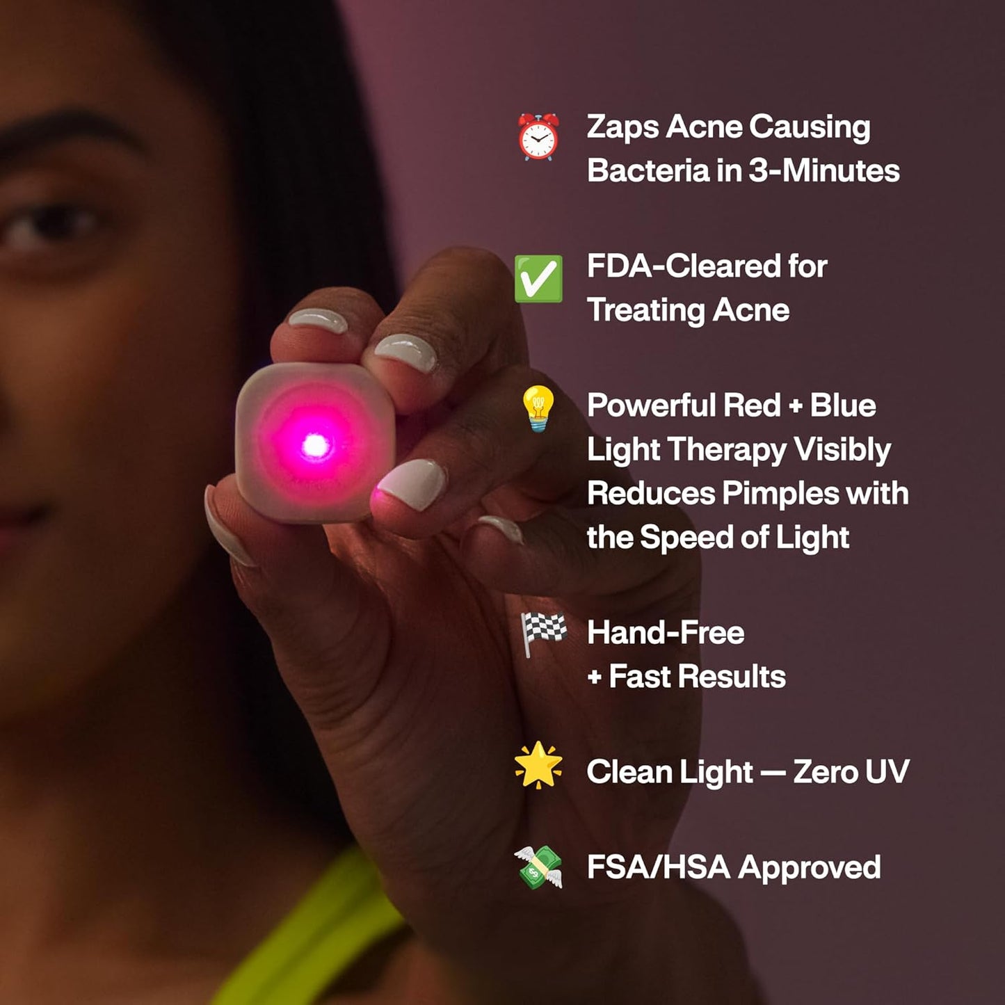 LED Light Therapy Acne Patches