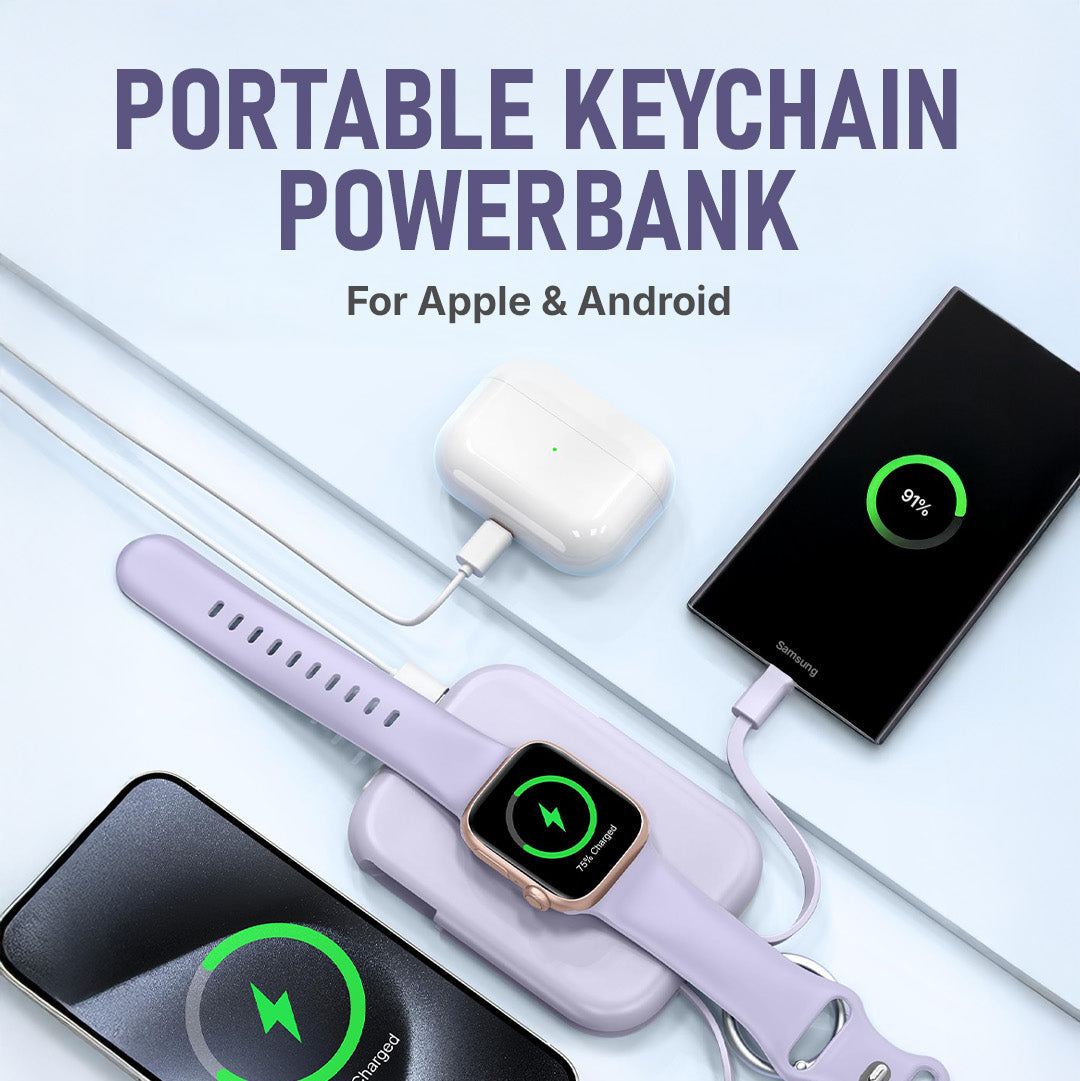 3-in-1 Portable Keychain Powerbank