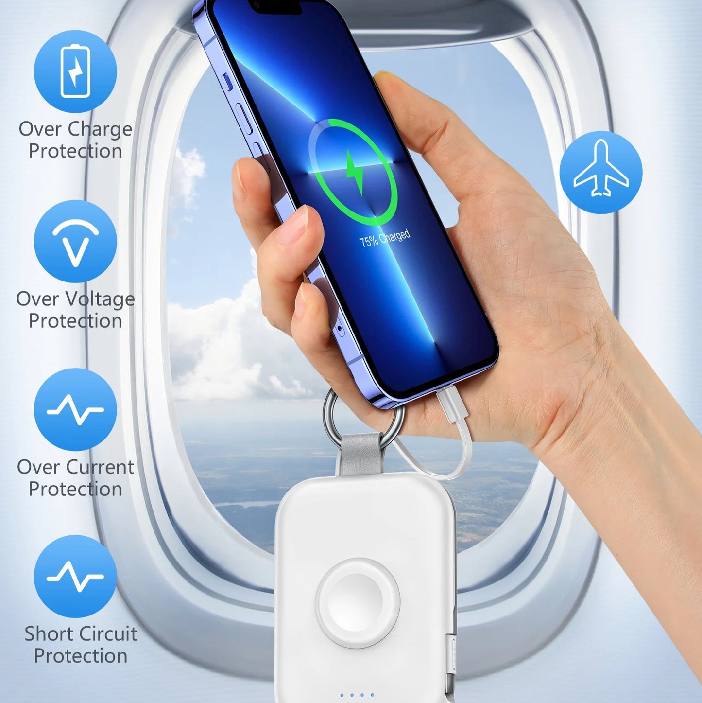 3-in-1 Portable Keychain Powerbank