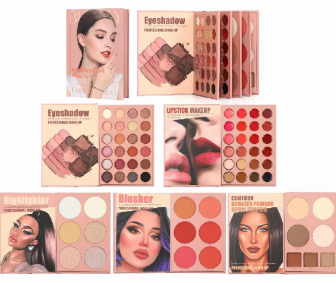 67-Color Multifunctional 3 in 1 Makeup Book