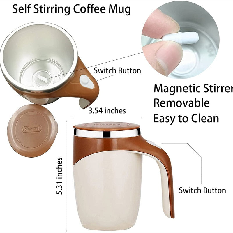 Automatic Self Stirring Coffee Mug