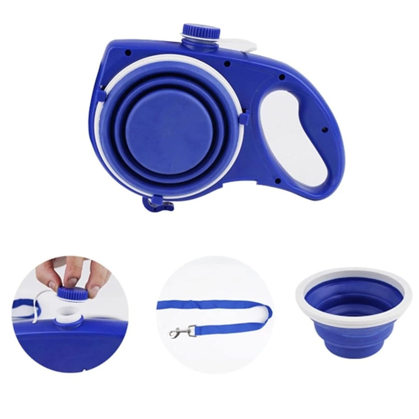 Multifunction Dog Leash With Bottle And Bucket