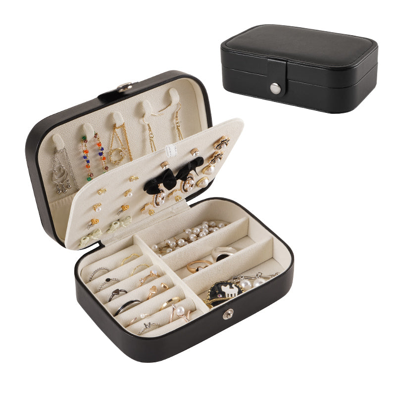 Double Layer Travel Jewellery Storage Box