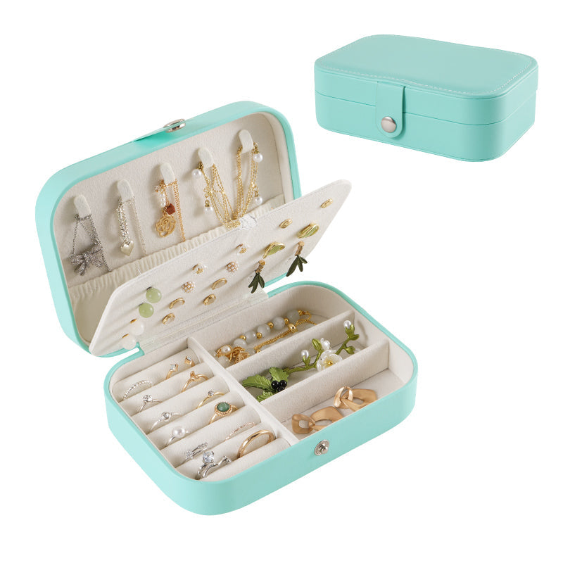 Double Layer Travel Jewellery Storage Box