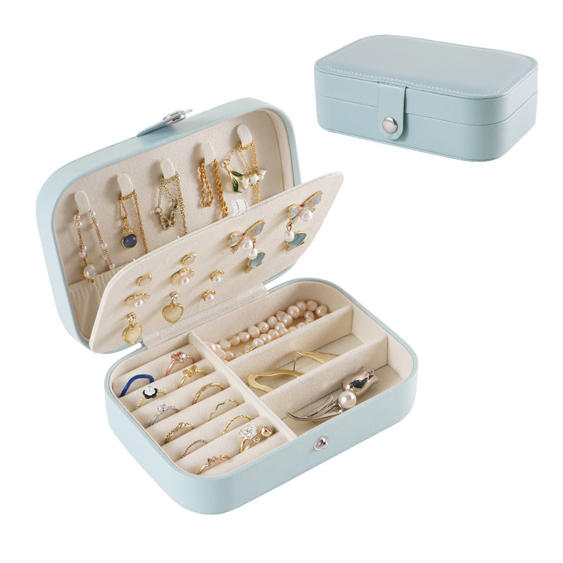 Double Layer Travel Jewellery Storage Box