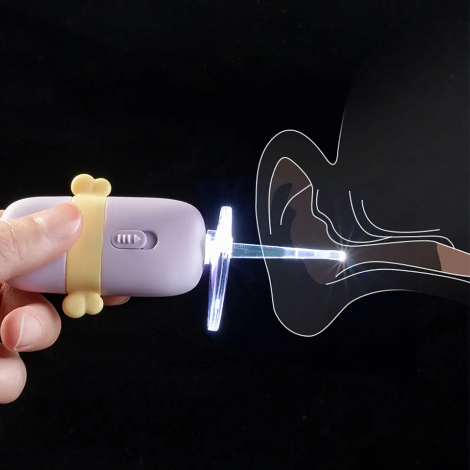 LED Flashlight Earpick Ear Cleaner