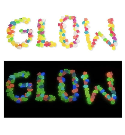 Glow In Dark Garden Rocks (Pack Of 100 pcs)