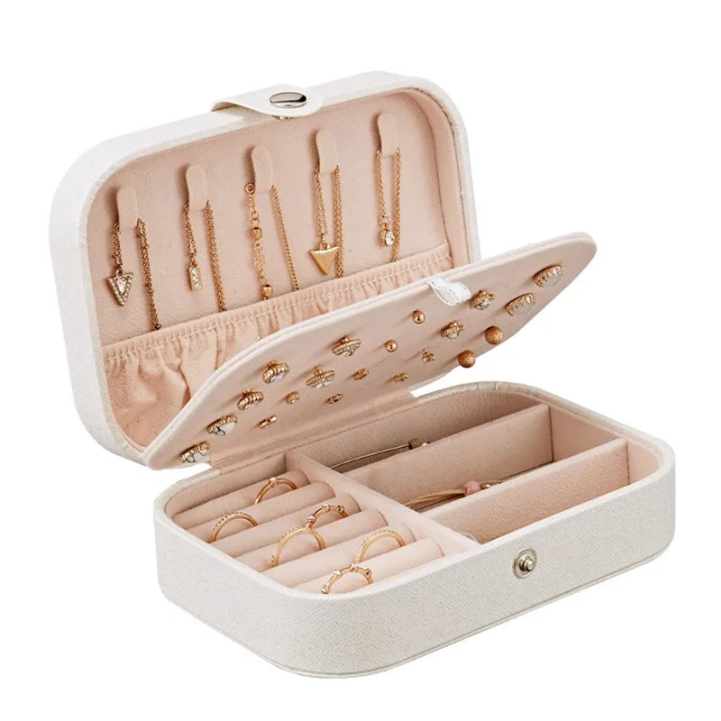 Double Layer Travel Jewellery Storage Box