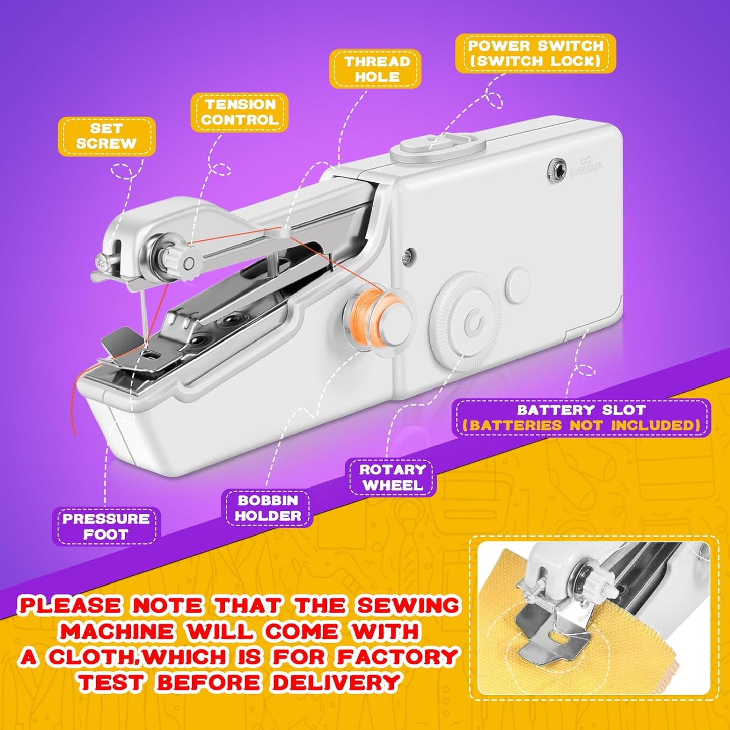 Handheld Sewing Machine