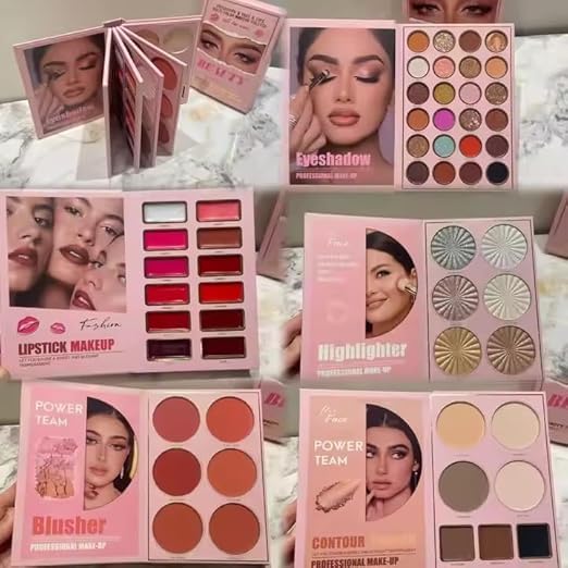67-Color Multifunctional 3 in 1 Makeup Book