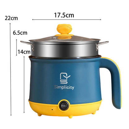 Electric Cooking Pot with Steamer