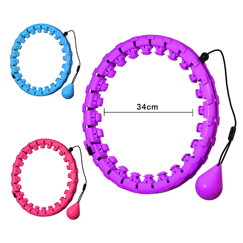 Cardio Training Hoola Hoop (24 Knots = 48inch)