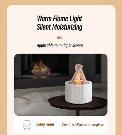 3D Bonfire Aroma Diffuser With Air Purification