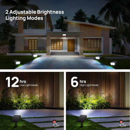 2 IN 1 Adjustable Outdoor Solar Lights (Set of 2)