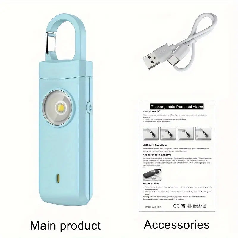 Rechargeable Personal Safety Alarm for Women