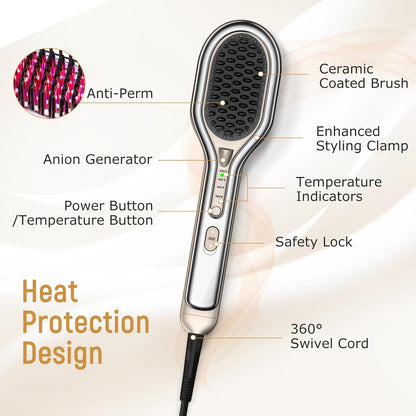 Hair Straightener Brush