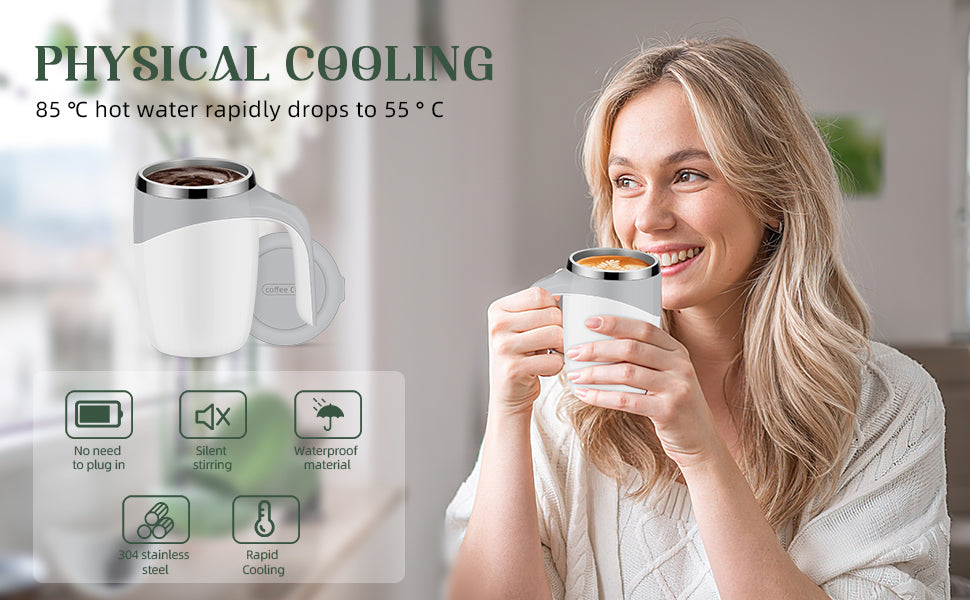 Automatic Self Stirring Coffee Mug