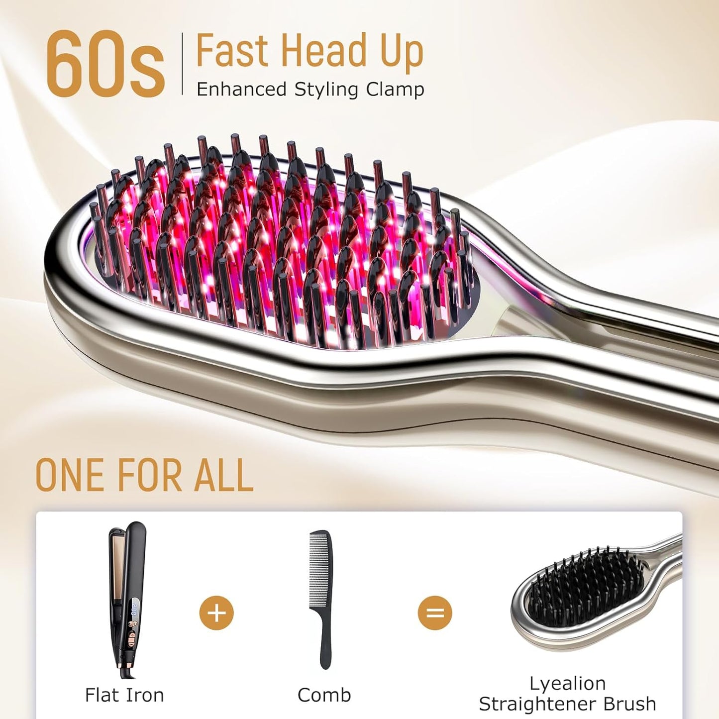 Hair Straightener Brush