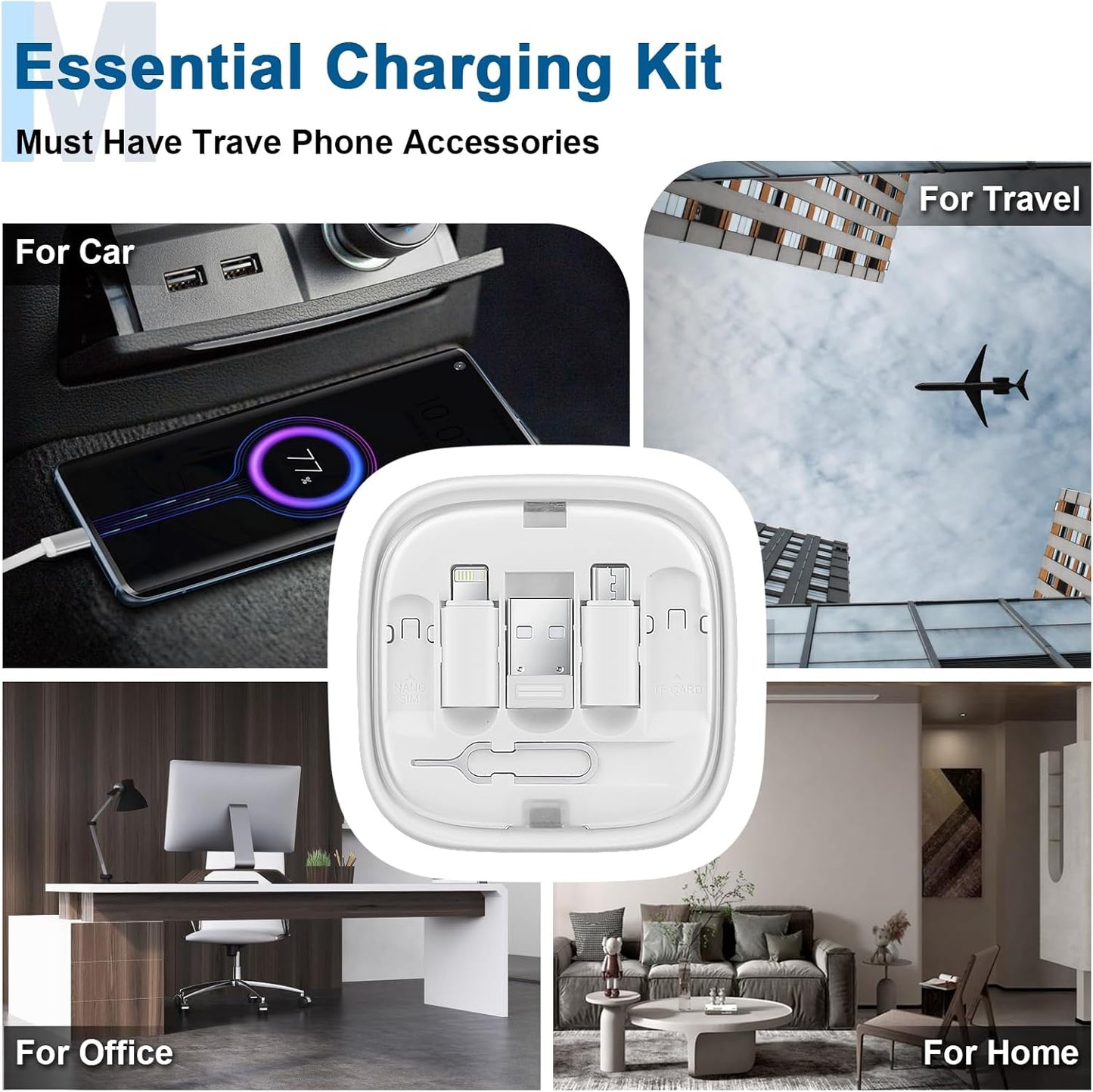 3 In 1 Multifunction Charging Cable