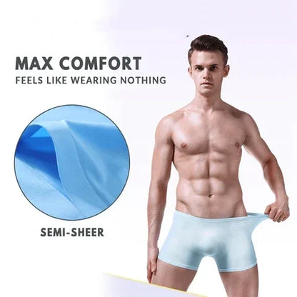 Men's Ice Silk Breathable Briefs (Pack Of 3 )