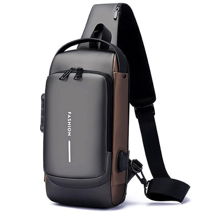 Shoulder Sling Bag With USB Charging Port