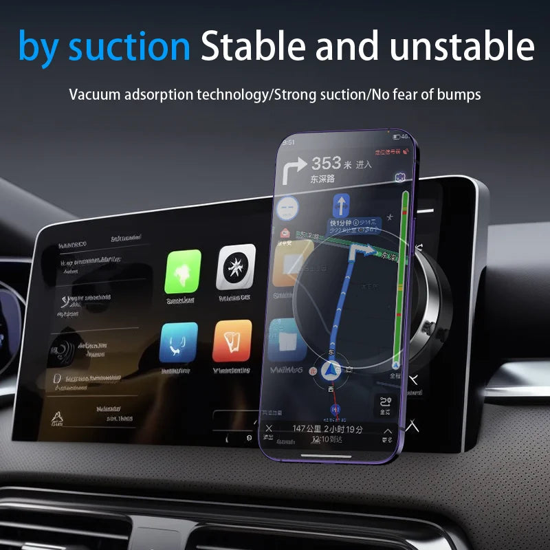 Smart Magnetic Car Phone Holder Charger