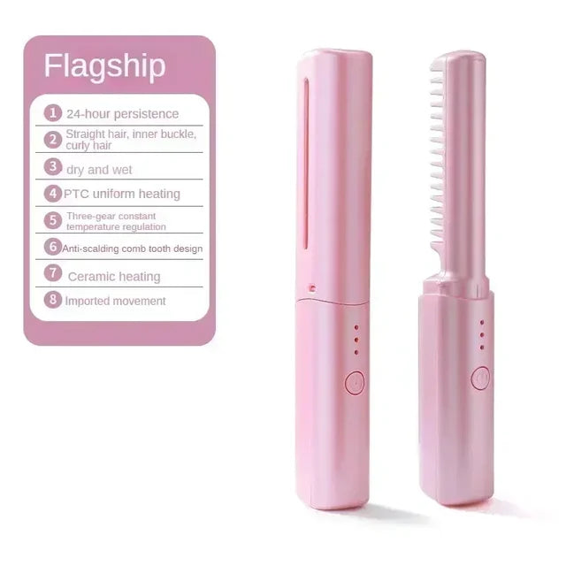 Mini Hair Straightener Comb