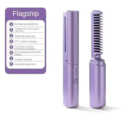 Mini Hair Straightener Comb