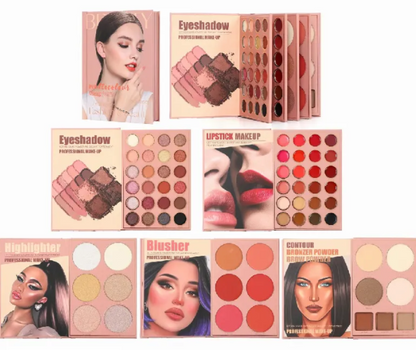 67-Color Multifunctional 3 in 1 Makeup Book