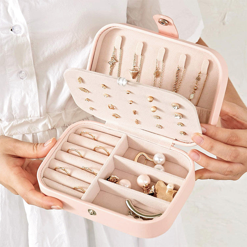 Double Layer Travel Jewellery Storage Box