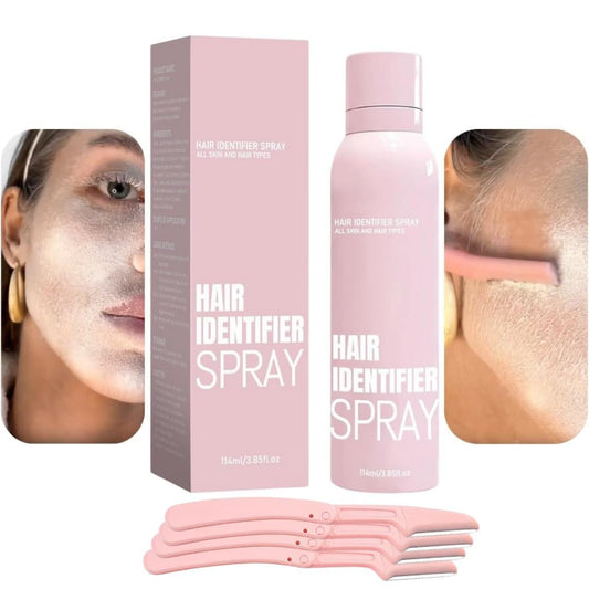 Hair Identifier Spray With 4 Free Face Razor