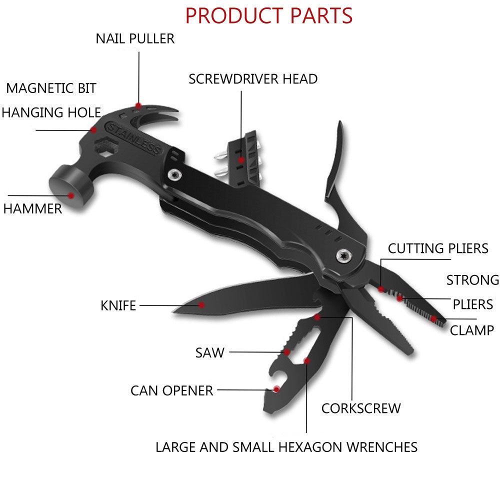 Multifunctional Survival Hammer