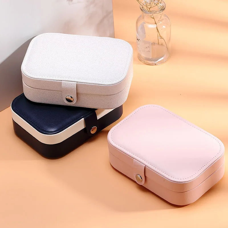 Double Layer Travel Jewellery Storage Box