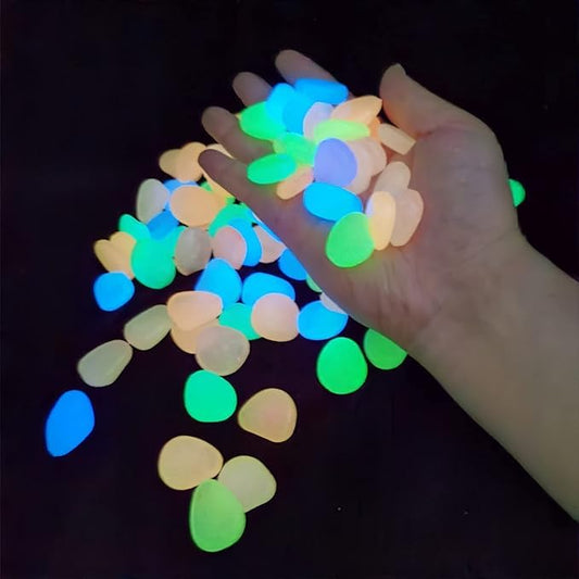 Glow In Dark Garden Rocks (Pack Of 100 pcs)