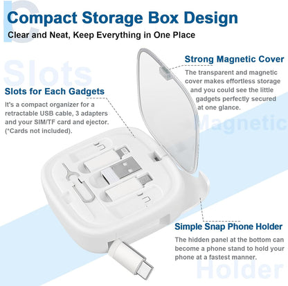 3 In 1 Multifunction Charging Cable