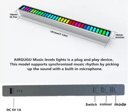 Smart RGB Rhythm Sound Bar