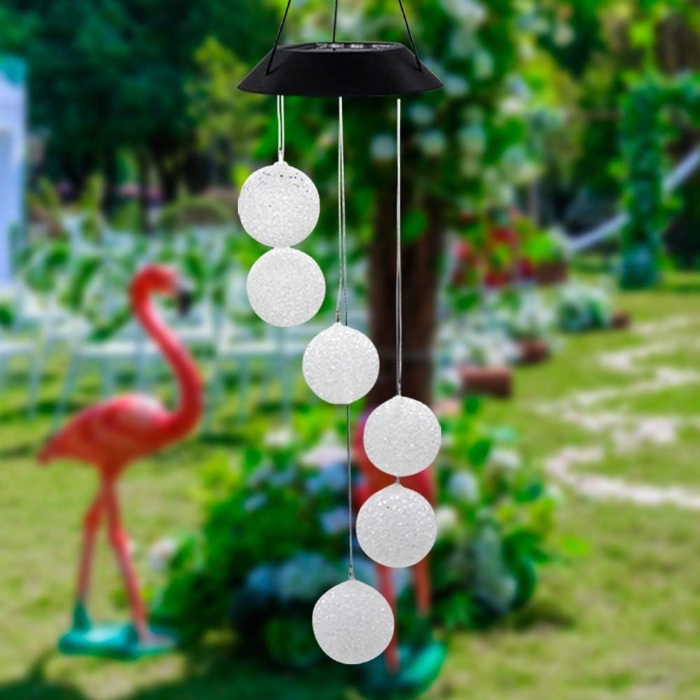 Solar Crystal Ball Wind Chime