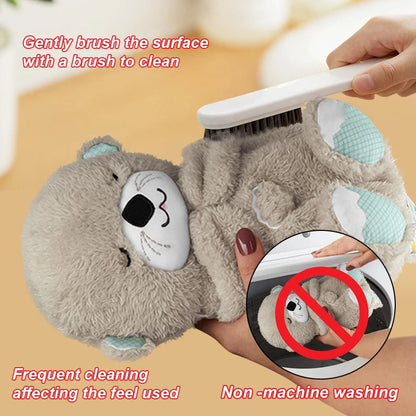 Snuggly Breathing Otter Toy