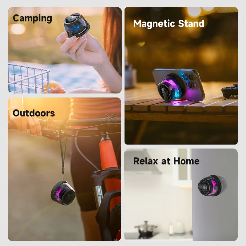 Magnetic Portable Bluetooth Speaker