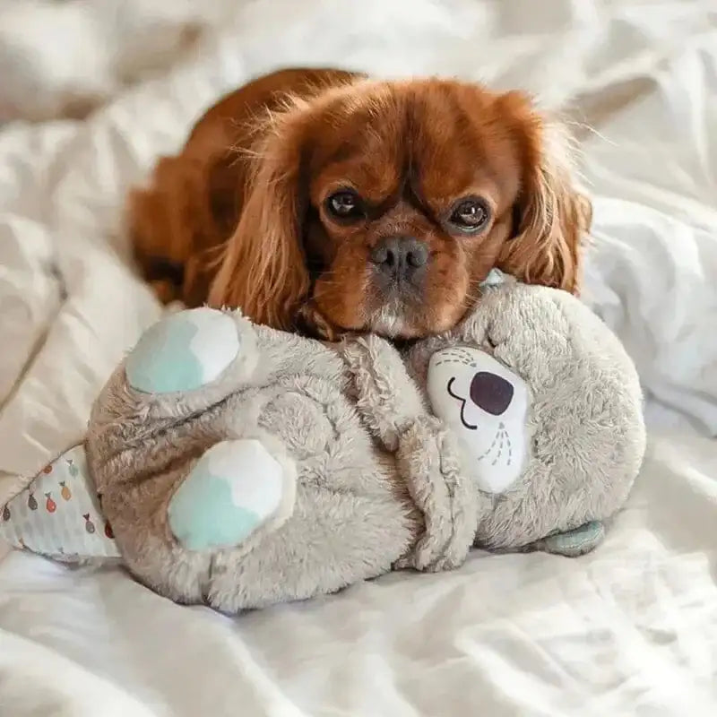 Snuggly Breathing Otter Toy